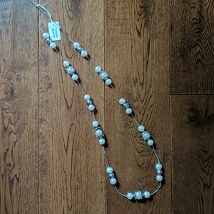 Glass Pearl necklace.